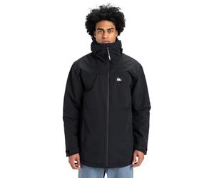 Quiksilver Waterproof Hooded Jacket Overcast 3K Parka Mens Black L