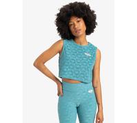 QUIKSILVER - Womens The Wine Tank Crop Top - Brittany Blue - Sleeveless Top