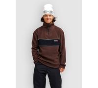 Quiksilver Yg Cruz Polar Half-Zip Fleece Sweater java L
