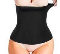 Quilax Waist Cincher for Women, Seamless Tummy Tuck Compression Garment, Girdles for Women Body Shaper, Stomach Shapewear for Slim Body, supporting belly (Black)