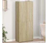 quilcene 153cm wooden office cabinet in sonoma oak
