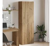 quilcene 190cm wooden office cabinet in artisan oak