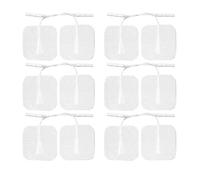 QUILLE Premium TENS/EMS Unit 20 Electrode Pads 2"x2" in. Reusable Self Stick Gel Carbon Electrodes