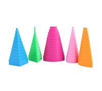 Quilling Borders Mixed Color 5 Shapes Square Circle Teardrop Marquise and Triangle Paper Quilling Border Buddy Paper Craft Tool DIY Quilled Creation