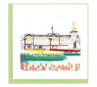 Quilling Buckingham Palace Royalty Hand-Finished Art Greeting Card Frameable Art - Suitable for Framing in a Card Frame - by The Quilling Card Company