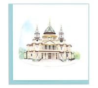 Quilling St. Pauls Cathedral Hand-Finished Art Greeting Card Frameable Art - Suitable for Framing in a Card Frame - by The Quilling Card Company