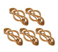 QUILSTM 5pcs Durable And Sturdy Snap Hair Clips For Women Must-have For Parties And Traveling Flat Hair Clips For Women Cross-style Pins For Easy To Operate