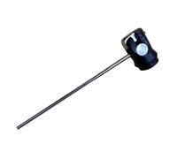 QUILSTM Durable Materials Bass Drum Pedal Beater Precision Control Replacement Part Round Rubber Head Of Bass Drum Pedal Provides Smooth And Consistent Kick Percussion Instrument, Black, 21.5x5.3cm