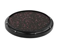 QUILSTM Fiber Snare Stand Aquarian Drumheads To Offer Maximum Stability And Performance While Practicing Drumming Silent Drum Dumb Drum Beginner Training Pad, black, 12 inch