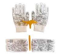QUILSTM Five Finger Socks Gloves With Zones Marked For Enhanced Comfort And | Efficiency In Foot And Hand Massage Practices At Home Acupoint Schematic Socks With Point Pen Massage