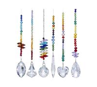 QUILSTM Indoor Hanging Glass Sun Catcher Lovely Light Refractions For All | Crystal Indoor Window Prisms Hanging For Best Friend Glass Ornament Prisms Pendants Rainbow Hangings