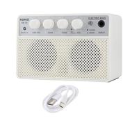 QUILSTM Stylish Mini Speaker For Electric Guitar Delivers Sound Volume | Musicians On Move Making Musicians On Go. 10W Mini Bass Amp For Guitar Bass Rechargeable