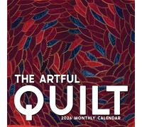 Quilt Calendar 2026 | The Artful Quilt | 12” x 24” Quilts Wall Calendar 12 Month | Marble City Press | Modern Art Calendar | Museum, Fine Art
