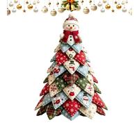 Quilt Christmas Tree Kit 3D Handmade Quilted Snowmen Crafts Decor