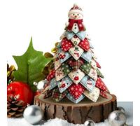 Quilt Christmas Tree Kit 3D Snowmen Handmade Quilted Decoration