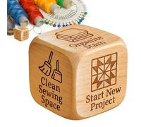 Quilt Decision Cube - Selection Aid for Quilting Projects - Random Decision for Quilters Sewing Lovers Birthday Women School Men Christmas Family Party