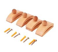 Quilt Hanger - 3inc Wall Mount Blanket Holder, 4set Strong Wood Clips, Easy Install Hanging Rack Craft Display Areas | Perfect for Showcasing Quilts, Throws, Tapestries, Textile Art Home, Office