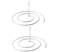 Quilt Hangers 2Pcs Spiral Sheet Quilt Hangers Space Saving Blanket Hangers Stainless Steel Hangers Heavy Duty Drying Hangers Blanket Rack for Sofa Covers Blankets Shawls Scarfs