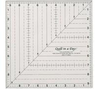 Quilt In A Day 9 1/2 x 9 1/2-inch Square Up Ruler