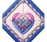 Quilt Magic 12 x 12-inch Heart Kit