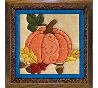 Quilt-Magic No Sew Wall Hanging Kit-Fall Pumpkin