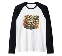 Quilt Night Crew Sewing Patchwork Raglan Baseball Tee