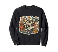 Quilt Night Crew Sewing Patchwork Sweatshirt