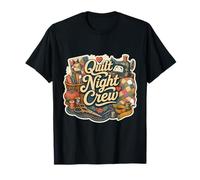 Quilt Night Crew Sewing Patchwork T-Shirt