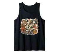 Quilt Night Crew Sewing Patchwork Tank Top