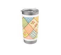 Quilt Quilting Quilter Patchwork Vintage Stainless Steel Insulated Tumbler