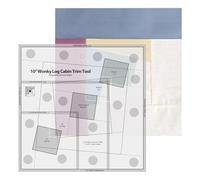 Quilt Ruler Acrylic - Wear Resistant Acrylic, Clear Measurement Markings, Easy To Handle, Precise Craft Tool | Perfect Quilting Sewing Ruler For DIY Projects Home Workshop Tailor Work