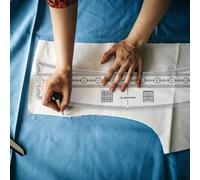 Quilt Ruler with Wave Shape, Great for Adding Dimension to Quilt Blocks