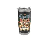 Quilt Stack Society Quilting Club Stainless Steel Insulated Tumbler