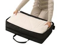 Quilt Storage Bag - Portable Bed Sheet Organizer for Space Saving Use | Lightweight Foldable Design with Carry Handles, Household Packing for Org Tool