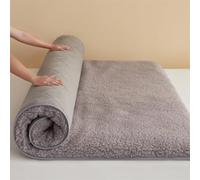 Quilted 100% Wool Fleece Mattress Cover Pad - Soft Breathable Bed Topper with Elastic Bands for Twin Full Queen & King Size Firm Beds - Ultimate Comfort & Warmth