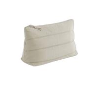 Bagbase Quilted Accessory Case - Natural Stone, Soft Quilted Fabric with Zippered Main Compartment, Recycled Materials, Hidden Zip Lining Access Made for Decoration, Multi-Purpose Pouch