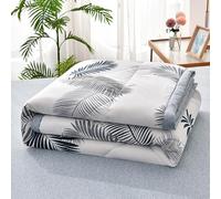Quilted Bedspread for Single Double Size, Soft Lightweight Printed Pattern Reversible Quilted Bed Throw Patchwork Quilt, Sofa Blanket,C,180x200cm