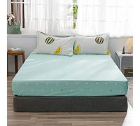 Quilted Brocade Cotton Bedspread with Lace Ruffled Bed Skirt Decoration, Floral Pattern Design, for California King Bed