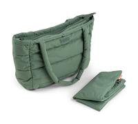 Done By Deer Quilted Changing Bag Green