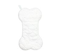 Quilted Christmas Stocking Hanging Decorations in Red and White Set of | The stocking-shaped designs show quilted diamond stitching and contrasting cuffs, with red and white versions visible among
