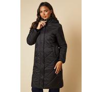 Quilted Coat Dorothy Perkins Black 8