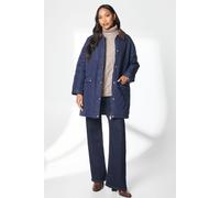 Quilted Contrast Cord Collar Jacket Principles Navy 12