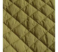 Quilted Cotton Fabric Quilted Cotton Linen DIY Sewing Patchwork Fabric Three Layers Cloth for Down Coat Padded Jacket Home Texture Clothing(Green,50X150CM)