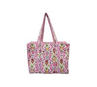 Quilted Cotton Hand printed Reversible Large multicolor Tote Carry Bag, Indian Handmade Block Printed Tote Bag Women Handbag Reusable Grocery Bag
