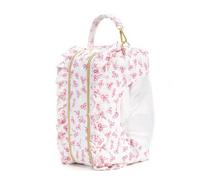 Quilted Diaper Wipes Bag, Portable Wet Wipe Pouch