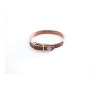 Quilted dog collar with plate Martin Sellier