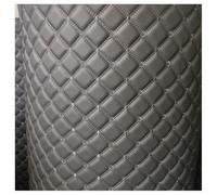 Quilted Faux Leather Vinyl Pvc Fabric Waterproof Diamond Stitch Padded Material With Linen Wadding Backing For Sofa Chair Seat Upholstery Craft Diy Projects Grey 1.6X6m