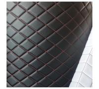 Quilted Faux Leather Vinyl Pvc Fabric Waterproof Diamond Stitch Padded Material With Linen Wadding Backing For Sofa Chair Seat Upholstery Craft Diy Projects Black 1.6X8m
