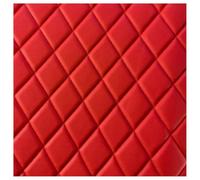 Quilted Faux Leather Vinyl Pvc Fabric Waterproof Diamond Stitch Padded Material With Linen Wadding Backing For Sofa Chair Seat Upholstery Craft Diy Projects Red 1.6X2m