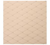 Quilted Faux Leather Vinyl PVC Leather Fabric Waterproof Faux Leather Fabric Quilted Leather Diamond Stitch Padded Cushion Linen Wadding Backing Upholstery For DIY Projects 1.6x1m(Colour: Purple)
